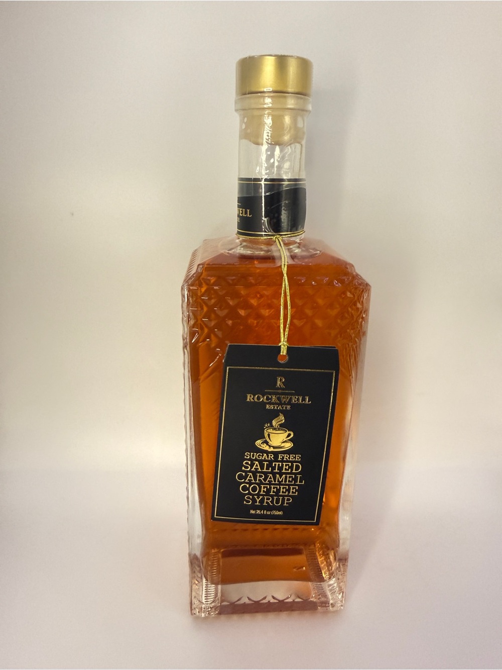 Salted Caramel Coffee Syrup - Gold/Brown - Picture 2 of 3